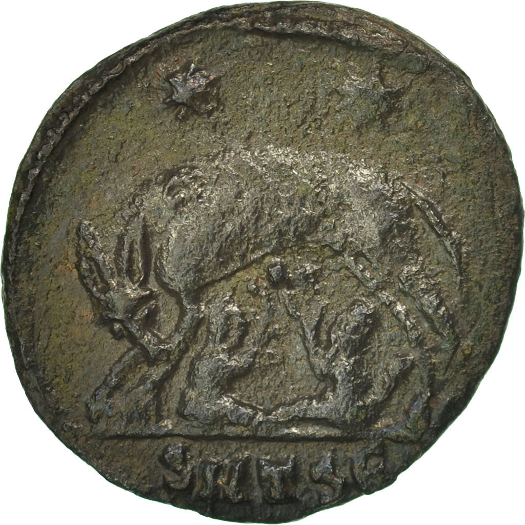 Moneda, Roma, City Commemoratives, Nummus, 330-333, Thessalonica, MBC, Cobre