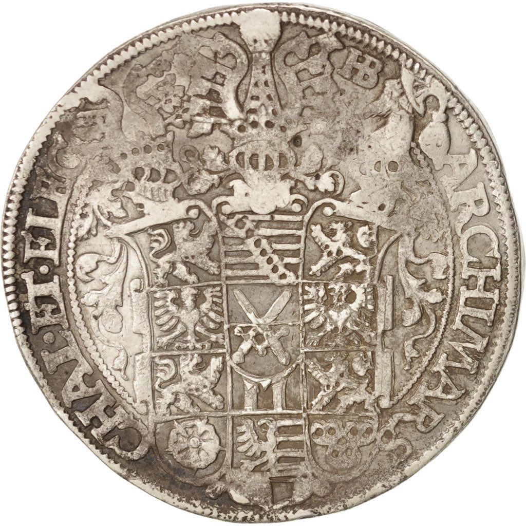 Coin, German States, Thaler, 1573, Dresden, VF(30-35), Silver