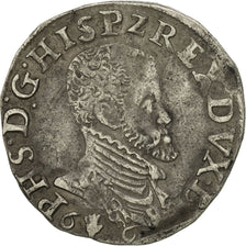 Monnaie, Pays-Bas espagnols, BRABANT, Philippe II, 1/5 Ecu, 1566, Anvers, TTB+