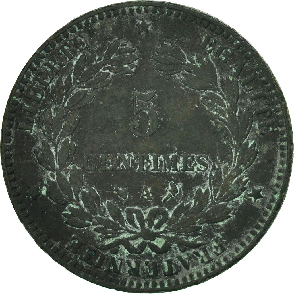 Coin, France, Cérès, 5 Centimes, 1897, Paris, VF(20-25), Bronze, KM:821.1