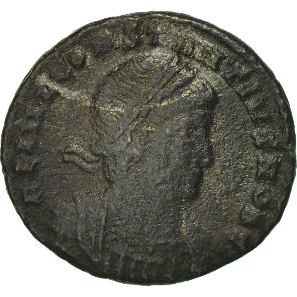 Moneta, Constantius II, Nummus, 337-361, Siscia, EF(40-45), Miedź, RIC:VII 237