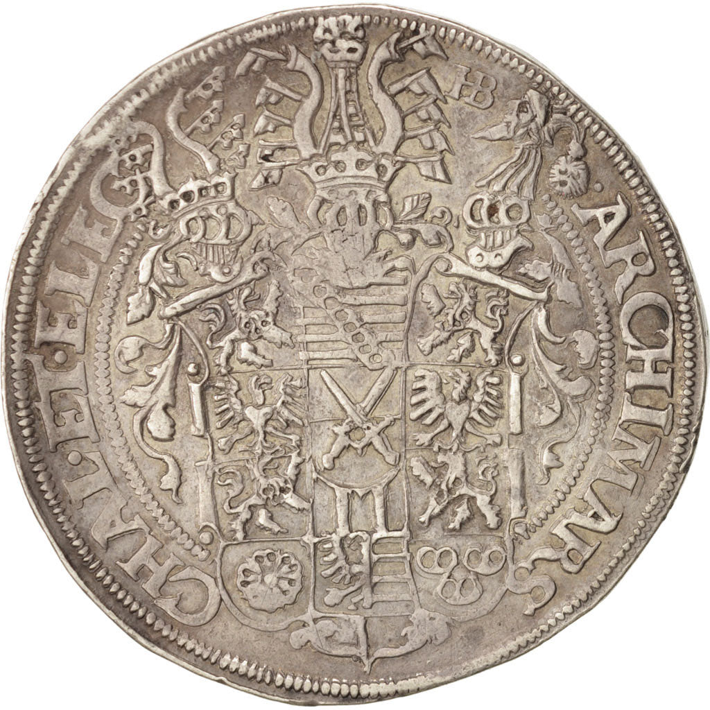 Coin, German States, Thaler, 1563, Dresden, AU(50-53), Silver