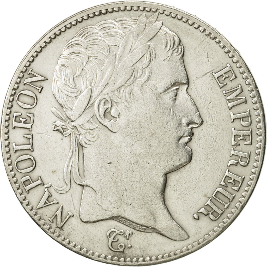 France, Napoléon I, 5 Francs, 1811, Paris, AU(50-53), Silver, KM:694.1