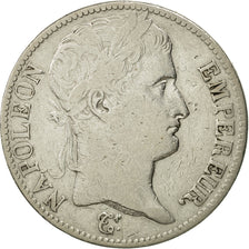 Moneda, Francia, Napoléon I, 5 Francs, 1811, La Rochelle, BC+, Plata, KM:694.6
