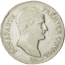 Francja, Napoléon Bonaparte, 5 Francs, 1804, Lyon, Srebro, VF(20-25)