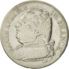 Coin, France, Louis XVIII, Louis XVIII, 5 Francs, 1814, Toulouse, VF(20-25)