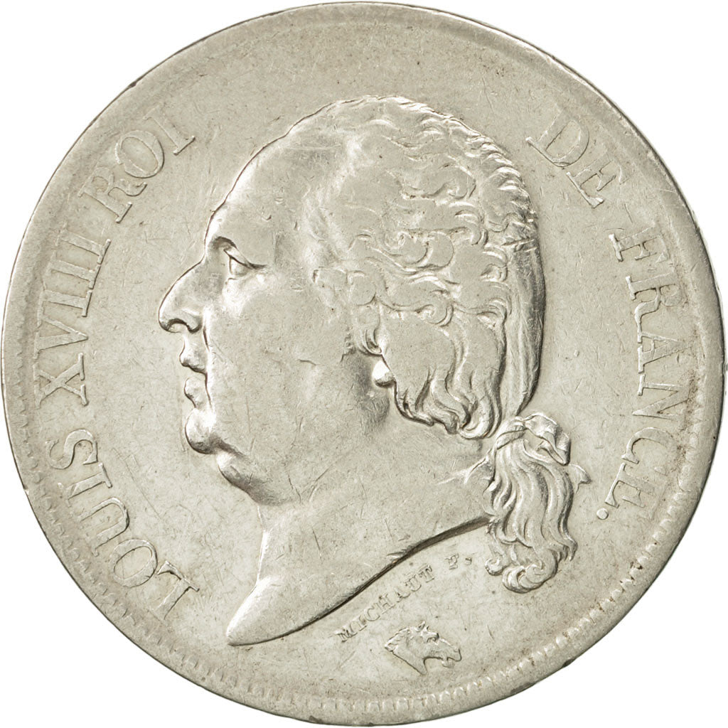 Coin, France, Louis XVIII, Louis XVIII, 5 Francs, 1817, Paris, VF(30-35)