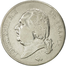 Monnaie, France, Louis XVIII, Louis XVIII, 5 Francs, 1819, Rouen, TB, Argent