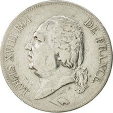 Monnaie, France, Louis XVIII, Louis XVIII, 5 Francs, 1823, Lille, TB+, Argent