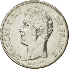 France, Charles X, 5 Francs, 1829, Paris, EF(40-45), Silver, KM:728.1