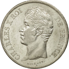 Coin, France, Charles X, 5 Francs, 1830, Paris, AU(50-53), Silver, KM:728.1
