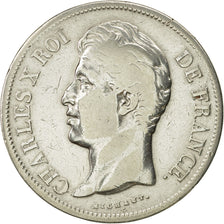 Coin, France, Charles X, 5 Francs, 1830, Lille, VF(20-25), Silver, KM:728.13