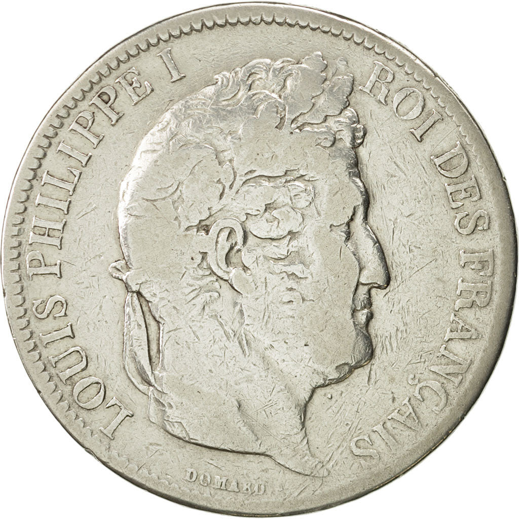 France, Louis-Philippe, 5 Francs, 1831, Paris, VF(20-25), Silver, KM:736.1