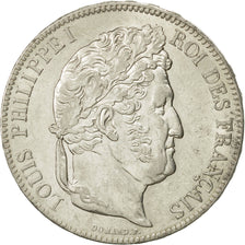 Coin, France, Louis-Philippe, 5 Francs, 1839, Rouen, AU(50-53), Silver