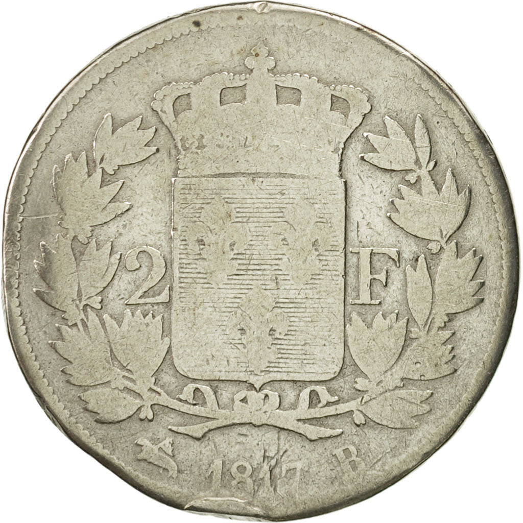 Münze, Frankreich, Louis XVIII, Louis XVIII, 2 Francs, 1817, Rouen, SGE