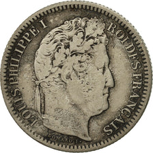 Coin, France, Louis-Philippe, 2 Francs, 1843, Lille, VF(30-35), Silver