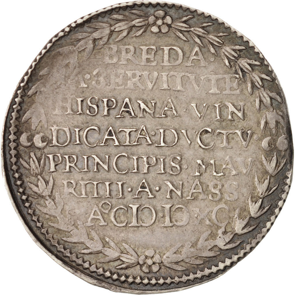 Netherlands, Token, Liberation of Breda, 1590, Silver