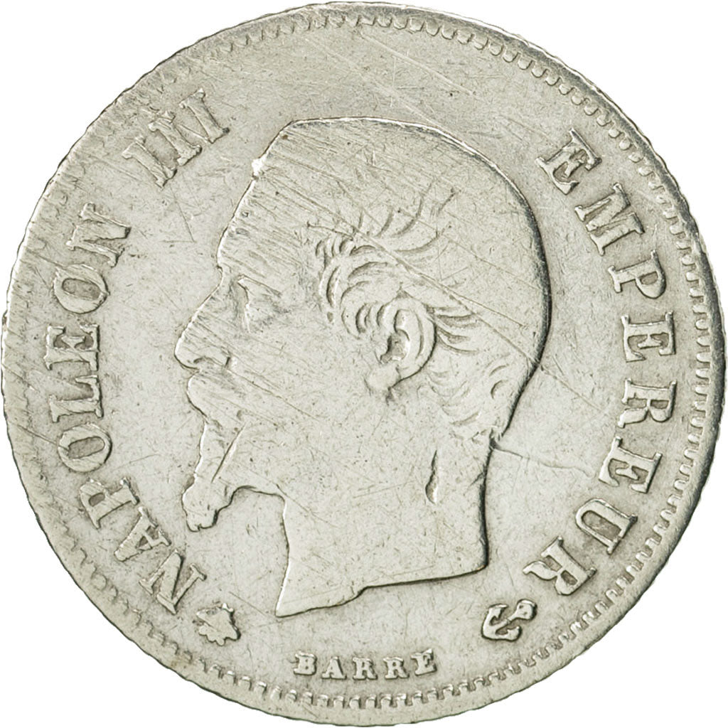 Münze, Frankreich, Napoleon III, Napoléon III, 20 Centimes, 1860, Strasbourg
