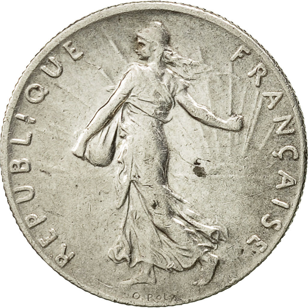 Coin, France, Semeuse, 50 Centimes, 1917, Paris, MS(60-62), Silver, KM:854