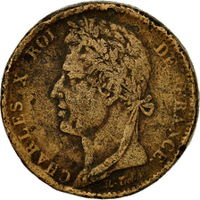 Moneta, Colonie francesi, Charles X, 10 Centimes, 1825, Paris, MB, Bronzo