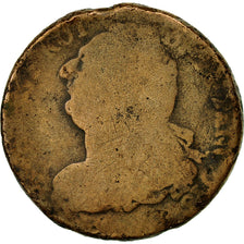 Coin, France, 2 sols françois, 2 Sols, 1791, Paris, VG(8-10), Bronze, KM:603.1