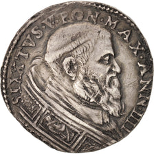 Vatican, Sixtus V, Testone, 1585-1590, Rome, Argent