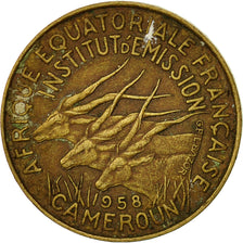 Monnaie, Cameroun, 5 Francs, 1958, Paris, TTB, Aluminum-Bronze, KM:10