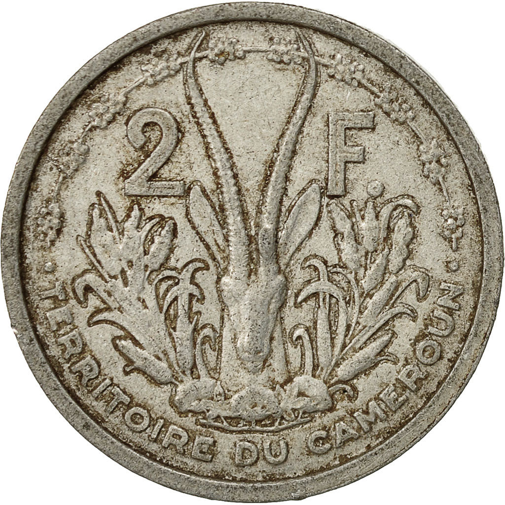 Coin, French Equatorial Africa, 2 Francs, 1948, Paris, VF(20-25), Aluminum, KM:7