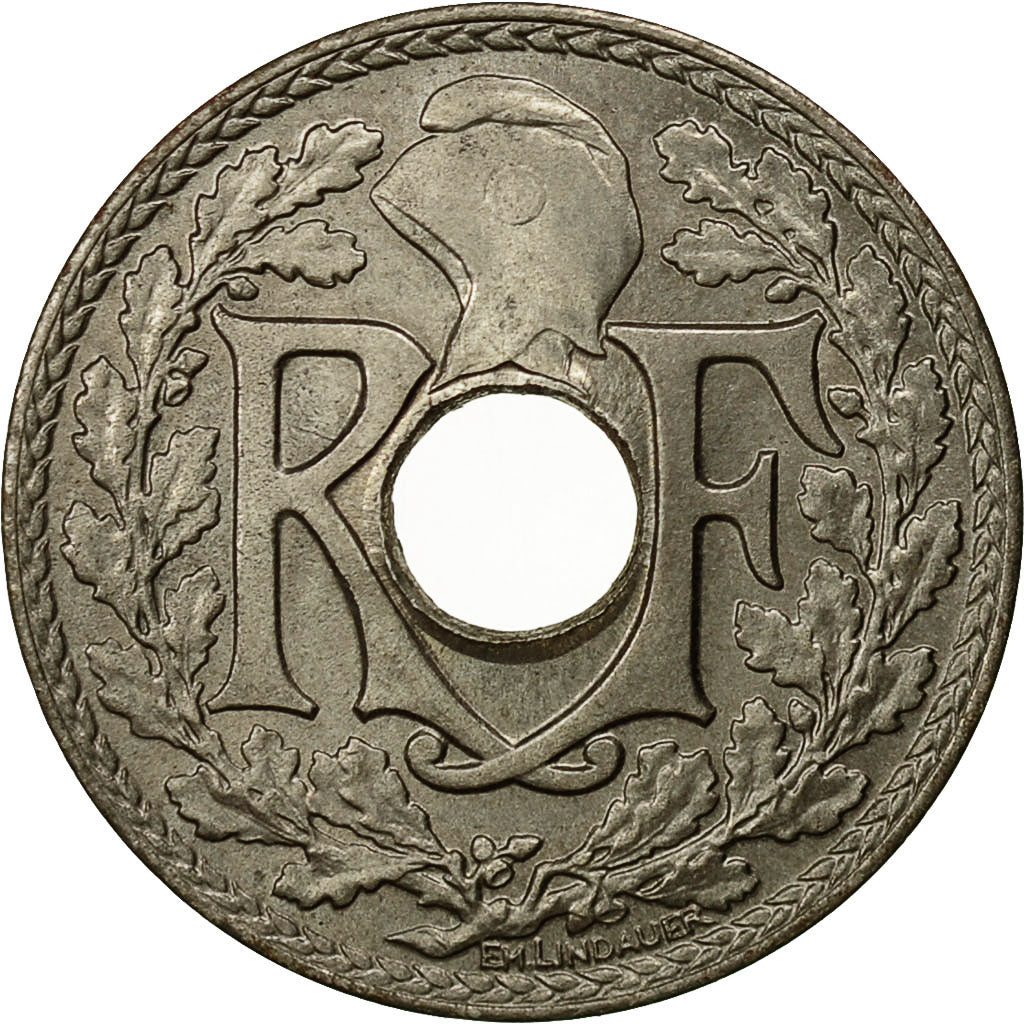 Coin, France, Lindauer, 5 Centimes, 1939, Paris, AU(55-58), Nickel-Bronze