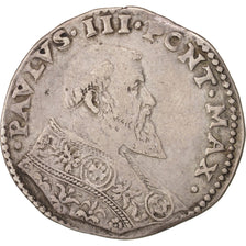 Munten, Vaticaan, Bianco, 1534-1549, Bologna, FR+, Zilver