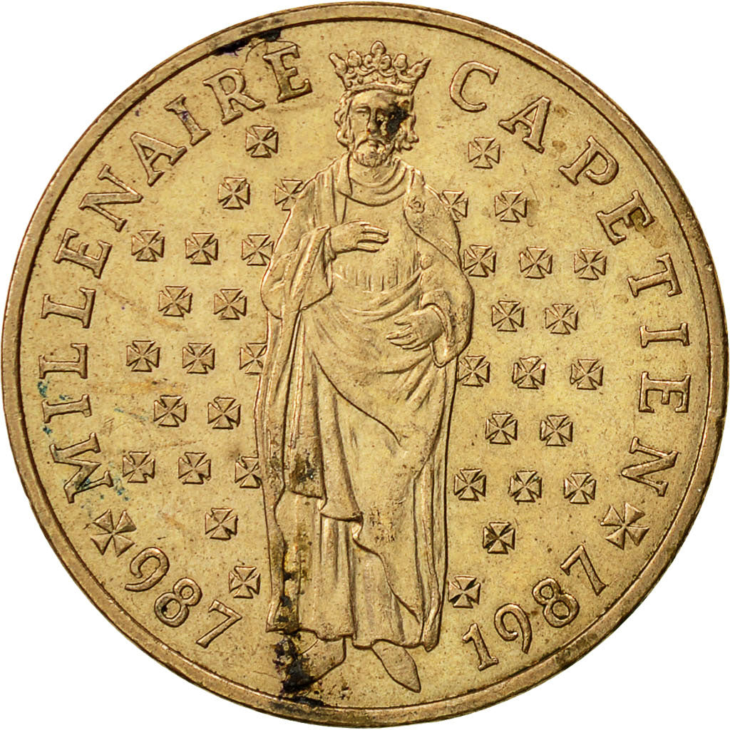 Coin, France, 10 Francs, 1987, AU(55-58), Nickel-Bronze, KM:961d, Gadoury:820