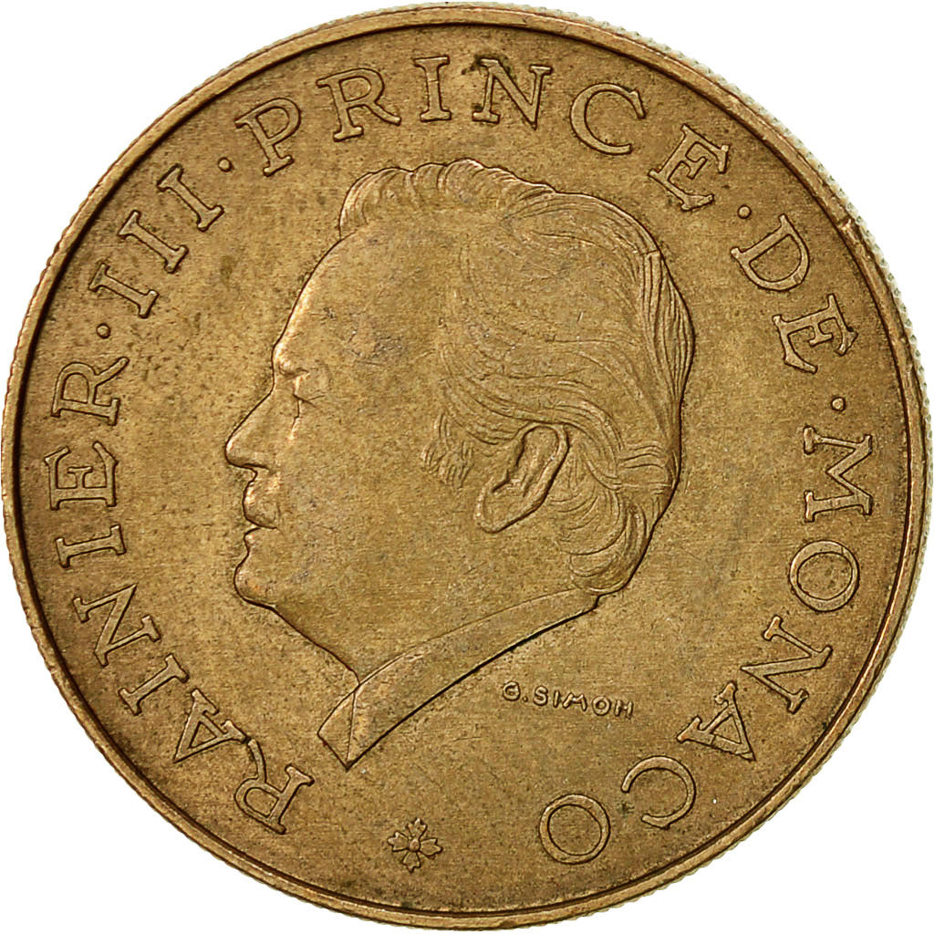Coin, Monaco, Rainier III, 10 Francs, 1982, MS(60-62), Copper-Nickel-Aluminum