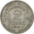 Munten, Frankrijk, Morlon, 2 Francs, 1947, Paris, ZG+, Aluminium, KM:886a.1