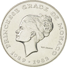 Monaco, 10 Francs Grace Kelly, 1982, SPL, Argent, KM:E73, Gadoury:MC158