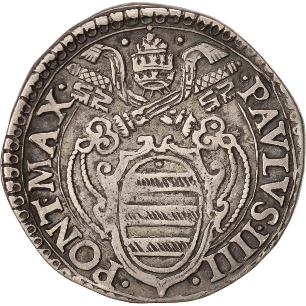 Vatican, Paulus IV, Testone, 1555-1559, Rome, Silver