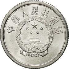 Coin, CHINA, PEOPLE'S REPUBLIC, Fen, 1983, MS(64), Aluminum, KM:1