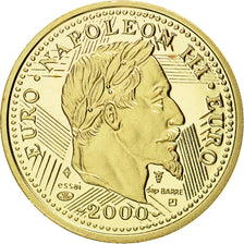 Francia, Medal, Euro-Napoléon III, 2000, Joaquin Jimenez, FDC, Oro