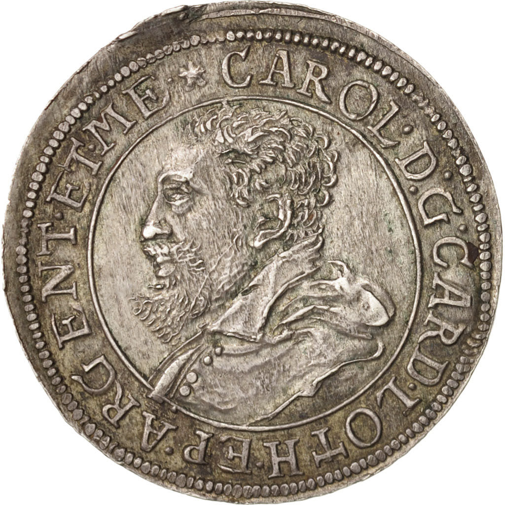 Coin, FRENCH STATES, ALSACE, Teston, Undated, MS(60-62), Silver, Boudeau:1322