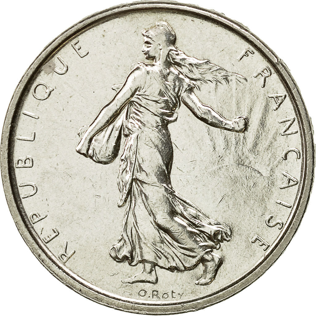 France, Semeuse, 5 Francs, 1961, MS(63), Silver, KM:926, Gadoury:770
