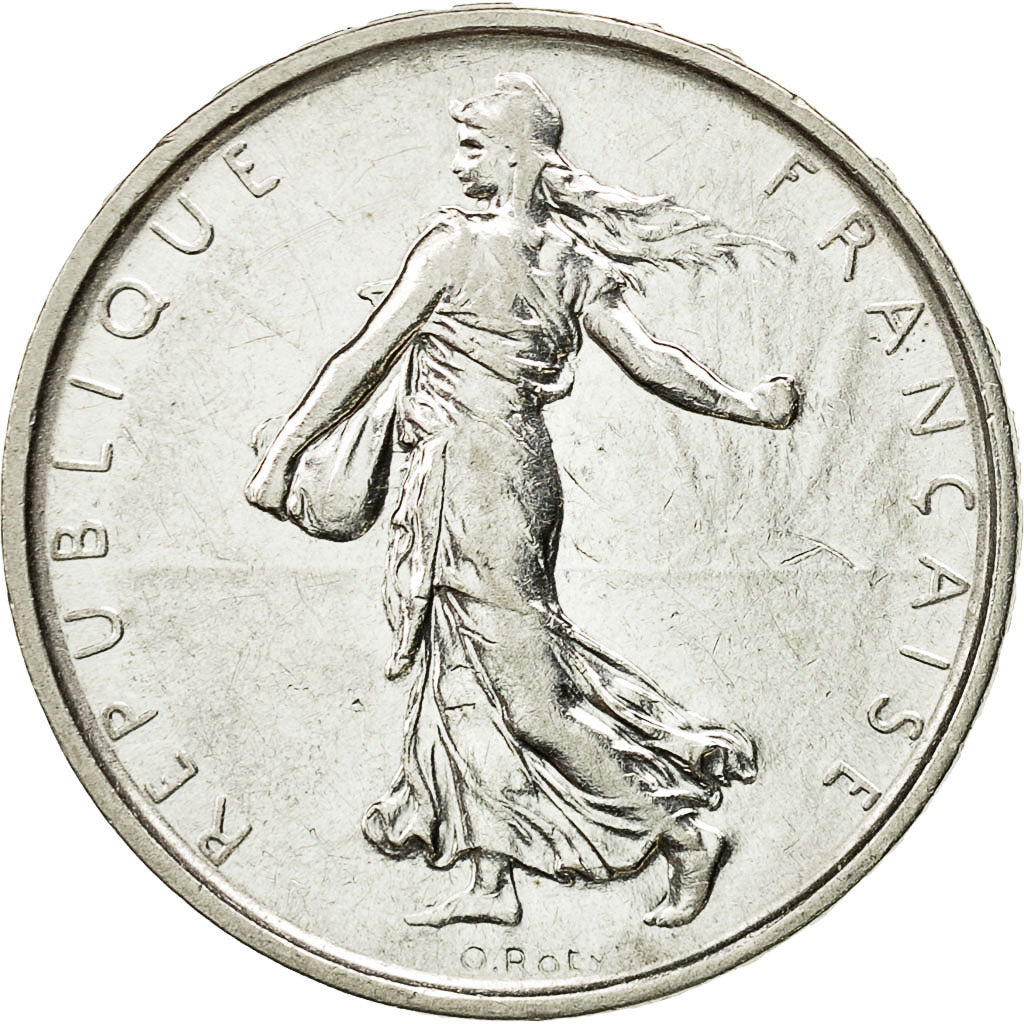Monnaie, France, Semeuse, 5 Francs, 1966, SPL+, Argent, KM:926, Gadoury:770