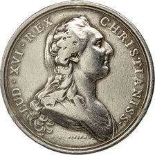 France, Medal, Louis XVI et Marie-Antoinette, 1774, Duvivier, TB+, Argent