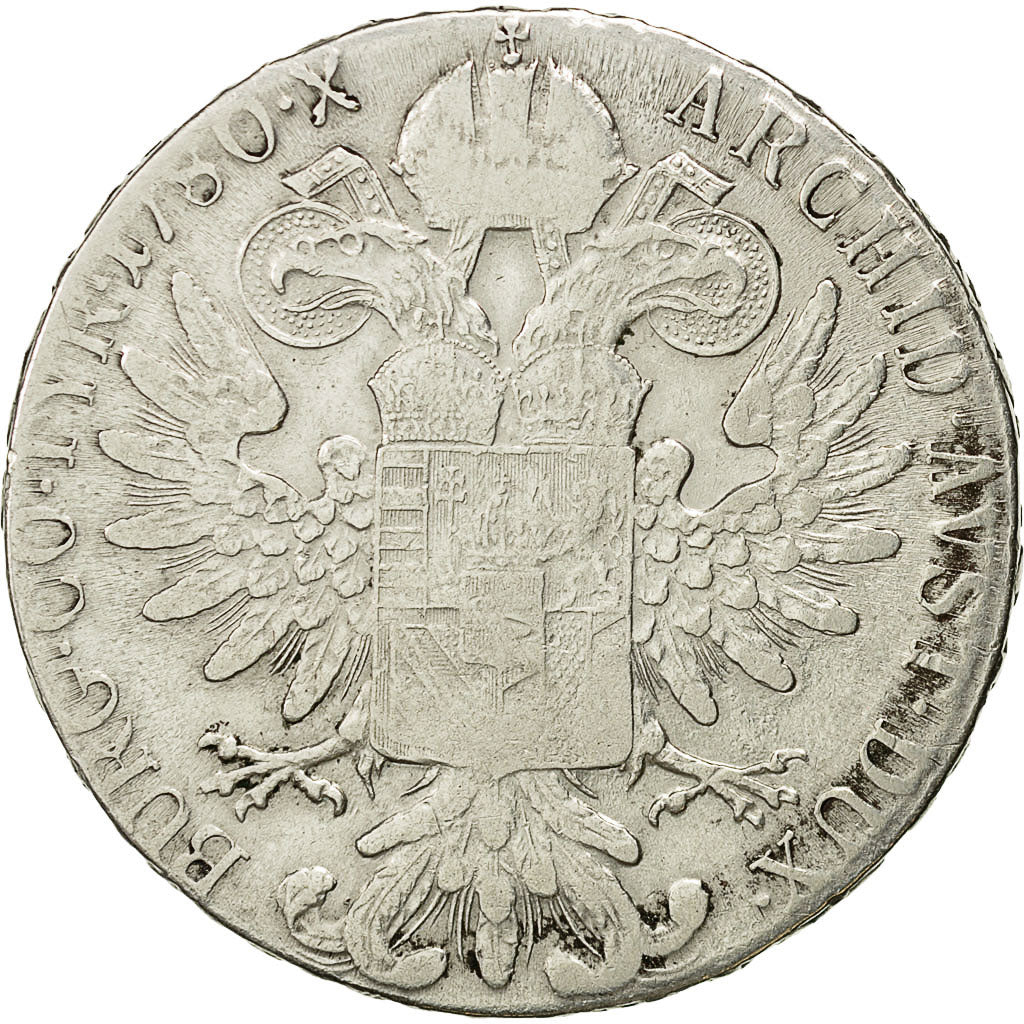 Austria, Maria Theresa, Thaler, 1780, Vienna, EF(40-45), Silver, KM:1866.2