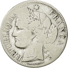 Coin, France, Cérès, 2 Francs, 1871, Paris, VF(20-25), Silver, KM:817.1