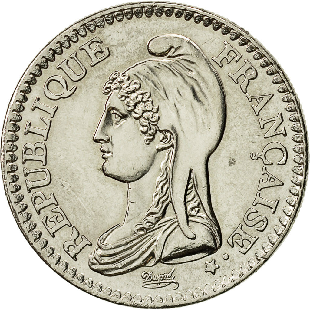 Coin, France, République, Franc, 1992, Paris, MS(63), Nickel, KM:1004.1