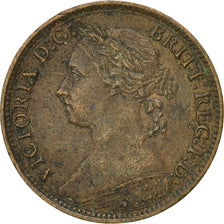 Coin, Great Britain, Victoria, Farthing, 1885, EF(40-45), Bronze, KM:753