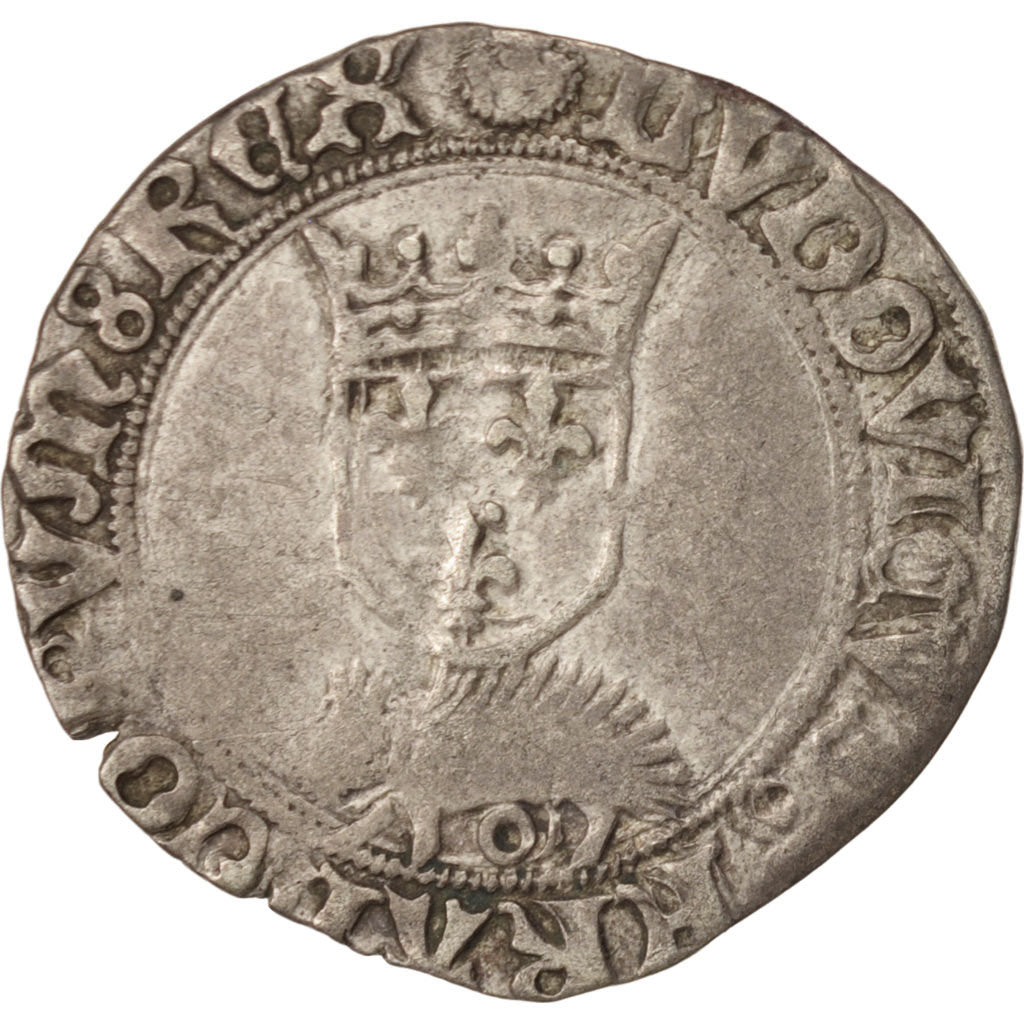 France, Douzain au porc-épic, 1507, Dijon, Billon, Duplessy:672
