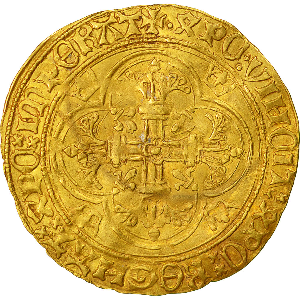 Monnaie, France, Charles VII, Royal d'or, 1431, Tours, TTB+, Or, Duplessy:455A
