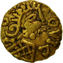 Merovingians, Triens, VIIth Century, Brioux, Monetarius GENNASTES, Belfort 957