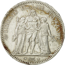 France, Hercule, 5 Francs, 1875, Paris, EF(40-45), Silver, KM:820.1