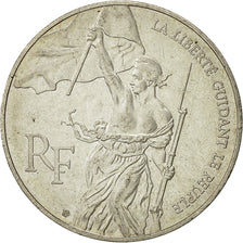 France, Liberté guidant le peuple, 100 Francs, 1993, AU(55-58), Silver
